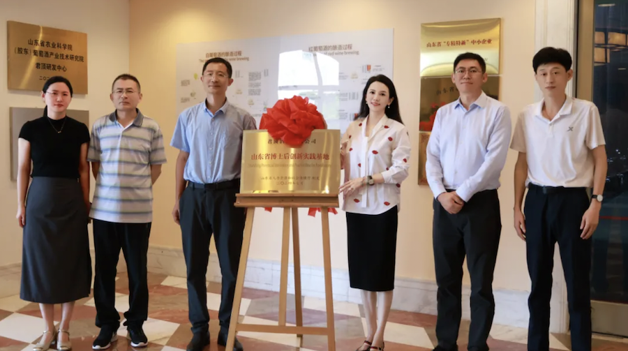 喜報！君頂酒莊成功獲批山東省博士后創新實踐基地！